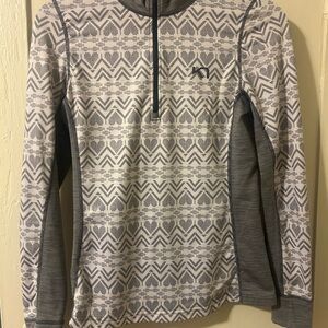 Kari Tara Gray Wool Blend Pullover